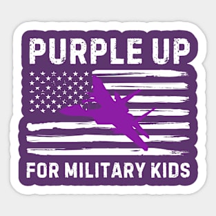 PURPLE UP FOR MILITARY KIDS 2024 Sticker